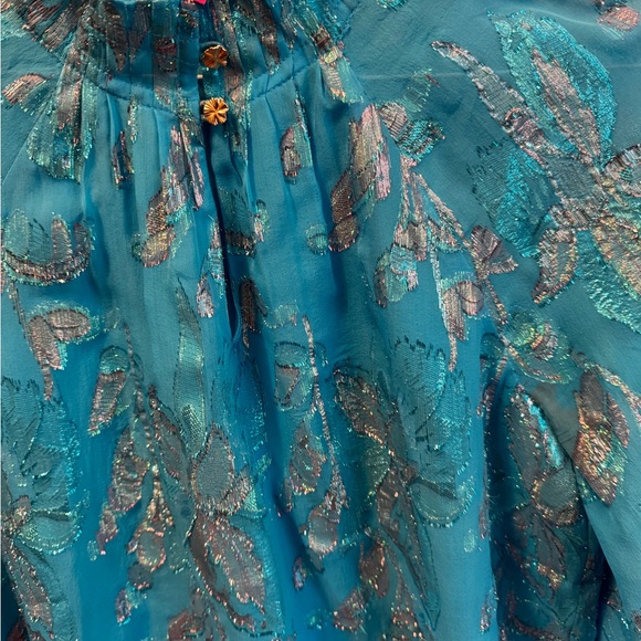 Lilly Pulitzer silk top. - Picture 5 of 8